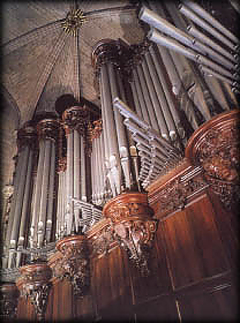 1868 Cavaille-Coll organ at Cathedrale Notre Dame, Paris, France
