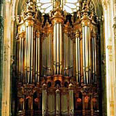 [1989 van den Heuvel organ at the Church of St. Eustache, Paris, France]