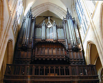 1859 Cavaille-Coll organ at the Basilique Sainte-Clotilde, Paris, France