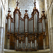 [1774 Isnard organ at Basilique Sainte-Marie-Madeleine, Saint-Maximin-la-Sainte-Baume, France]