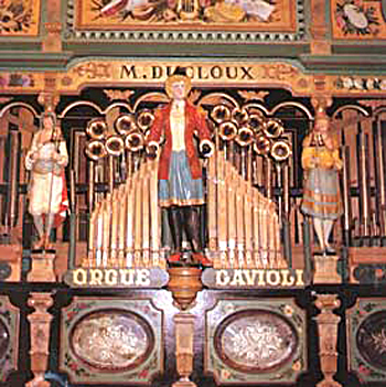 Gavioli organ detail