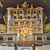 [1720 Klapmeyer organ at Heiligen Geist Kirche, Barmstedt, Germany]