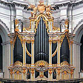 [1755 Silbermann organ at the Hofkirche, Dresden, Germany]