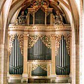 [1714 Silbermann organ at Dom Saint Marie, Freiberg, Germany]