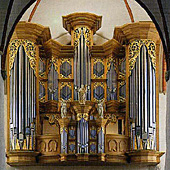 [1693 Schnitger; 1993 Ahrend organ at Jacobikirche, Hamburg, Germany]