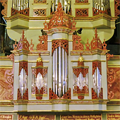 [1599 Wilde; 1682 Schnitger organ at Saint Jacobi Church, Ludingworth, Germany]
