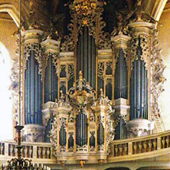 1746 Hildebrandt organ at Wenzelskirche, Naumburg, Germany