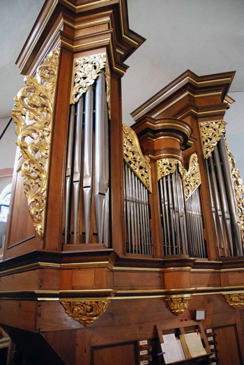 1714 Konig organ at the Klosterkirche, Niederehe, Germany
