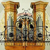[1714 Konig organ at the Klosterkirche, Niederehe, Germany]