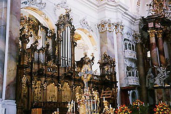 1766 Riepp organ at the Kloster, Ottobeuren, Germany