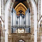 1994 Kuhn organ at Abbey Church of Saint Arnual, Germany