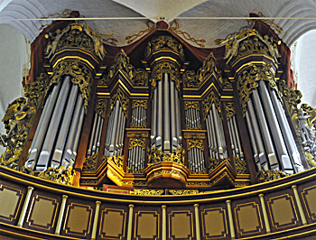1736 Bielfeldt organ at Wilhade Kirche, Stade, Germany
