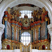 [1989 Jann organ at Stiftsbasilika, Waldsassen, Germany]
