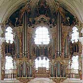 [1750 Gabler organ at Weingarten Abbey, Germany]