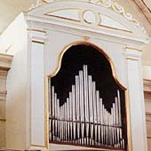 1780 Callido organ at Santa Maria Maggiore, Dardago