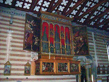 1533 Colombi organ at Duomo SS Corpo di Cristo, Valvasone, Italy