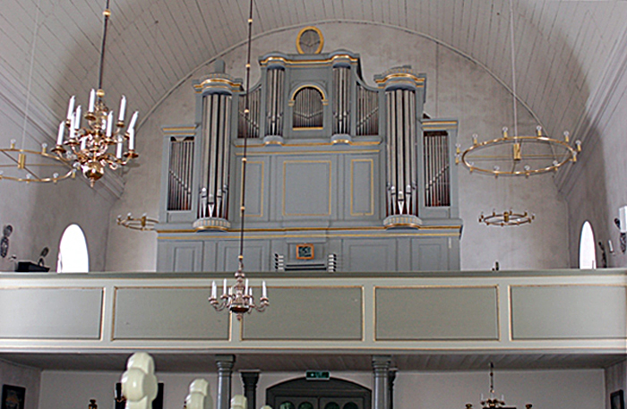 1785 Schiorlin organ at the Parish Church, Tryserum, Sweden