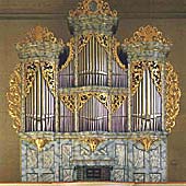 [1985 Ahrend organ at the Jesuit College Chapel, Porrentruy, Switzerland]