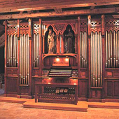 [1940 Albert Alain organ at Romainmotier Organ Academy, Switzerland]