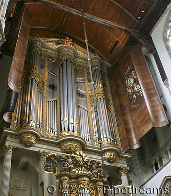 1725 F.C. Schnitger organ at Sint Laurenskerk, Alkmaar, The Netherlands