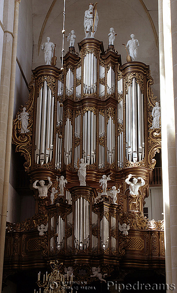 1743 Hinsz organ at the Bovenkerk, Kampen, The Netherlands