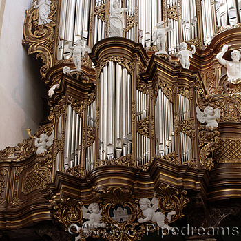 1743 Hinsz organ at the Bovenkerk, Kampen, The Netherlands