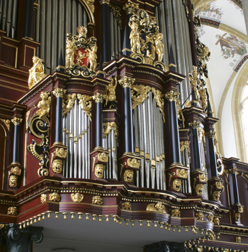 1639 Bader; 1813 Timpe organ at Walburgiskerk, Zutphen, The Netherlands