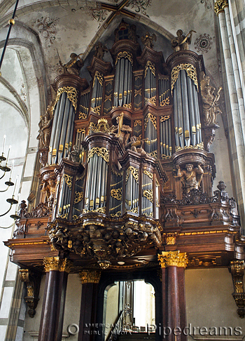 1721 Schnitger organ at Sint Michaeliskerk, Zwolle, The Netherlands