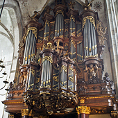 [1721 Schnitger organ at Sint Michaeliskerk, Zwolle, The Netherlands]