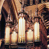[1898 Henry Willis; 1960; 1998 Harrison organ at the Cathedral, Lincoln, England, UK]