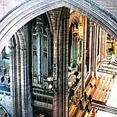 [1926 Henry Willis and Sons organ in the Anglican Cathedral, Liverpool, England, UK]