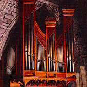 [1998 Wood organ at the Cathedral, Saint Asaph, Wales, UK]