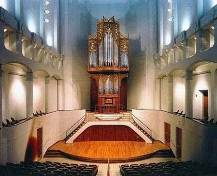 1996 Helmut Wolff organ in the Bales Recital Hall, University of Kansas, Lawrence