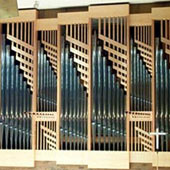 [1927 Casavant, 2001 Schantz organ at Saint Andrew’s Lutheran Church, Mahtomedi, MN]