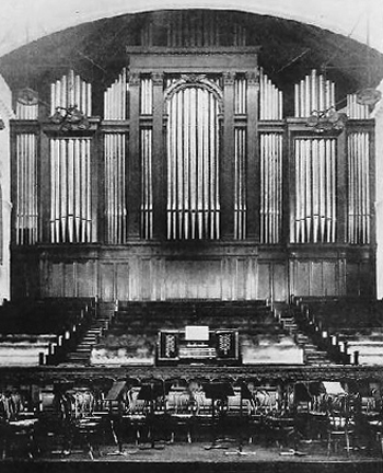 1914 E.M. Skinner; 1955 Aeolian-Skinner organ, Opus 230A, at Finney Memorial Chapel at Oberlin College, Ohio