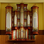 [1974 Flentrop organ at Warner Concert Hall at Oberlin College, Ohio]