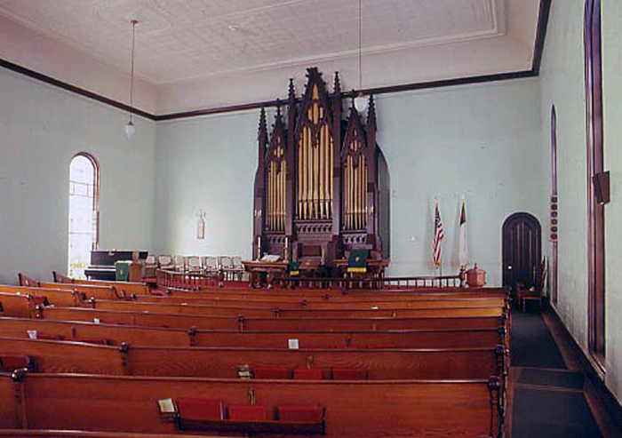 1854 E. & G.G. Hook organ at Westbrook United Methodist Church, Portland, Maine