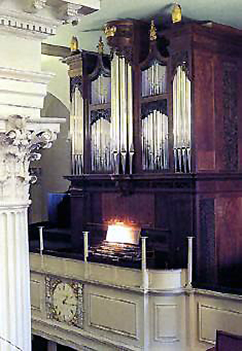 1964 C.B. Fisk organ, Opus 44, at King's Chapel, Boston, Massachusetts