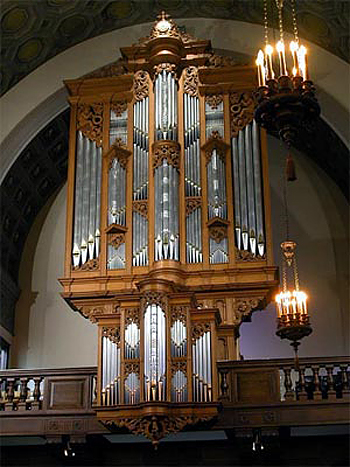1985 Taylor & Boody organ at Holy Cross College, Worcester, Massachusetts