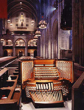 1953 Aeolian-Skinner organ, Opus 1118, at Riverside, New York, New York