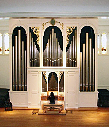 1961 Beckerath organ at H. Douglas Lee Chapel, Elizabeth Hall, Stetson University, DeLand, Florida