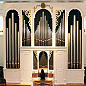 [1961 Beckerath organ at H. Douglas Lee Chapel, Elizabeth Hall, Stetson University, DeLand, Florida]