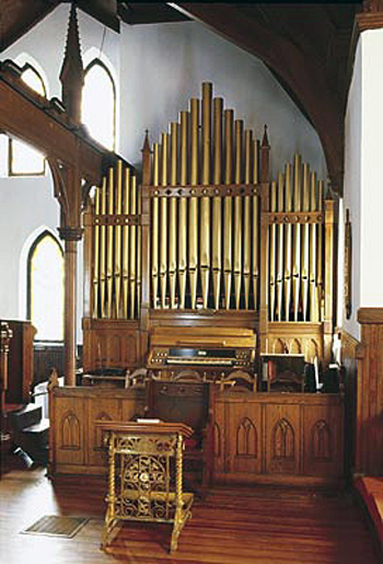 1898 Midmer organ at Saint Matthias Episcopal Church, Asheville, North Carolina