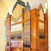 [1891 Pilcher; 2002 Rule organ at Tennessee Valley Unitarian Church, Knoxville, Tennessee]