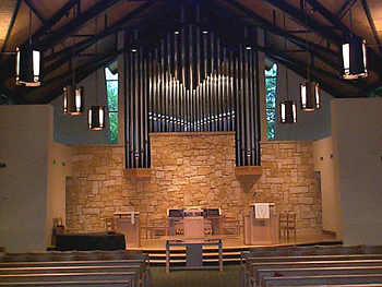 2001 Nichols & Simpson organ at Northridge Presbyterian Church, Dallas, Texas