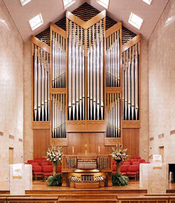 1998 Schantz organ at Moody Memorial First UMC, Galveston, Texas