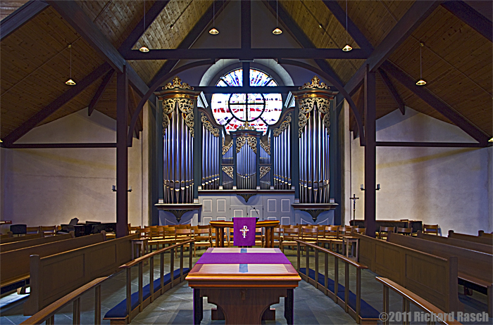 1995 Noack organ, Opus 128, at Christ the King Lutheran, Houston, Texas