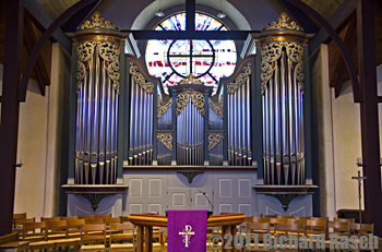 1995 Noack organ, Opus 128, at Christ the King Lutheran, Houston, Texas