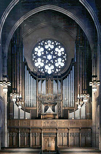 1969 Schlicker organ at First Congregational Church, Los Angeles, California