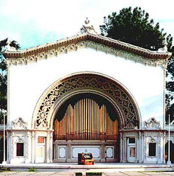 1915 Austin organ at Spreckels Pavilion, Balboa Park, San Diego, California